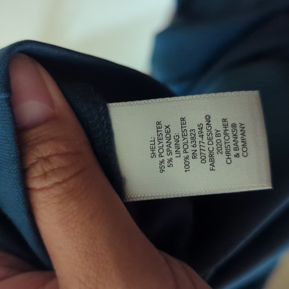 New with Tags Christopher Banks Bohemian Romantic Short Sleeve V Neck Dress Med - Picture 8 of 8